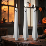 Load image into Gallery viewer, 🎃👻 Remote-controlled ghost light with 3D flickering wick 👻🎃
