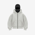 Double-Hood Zipper Hoodie
