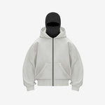 Load image into Gallery viewer, Double-Hood Zipper Hoodie
