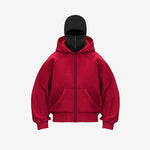 Load image into Gallery viewer, Double-Hood Zipper Hoodie
