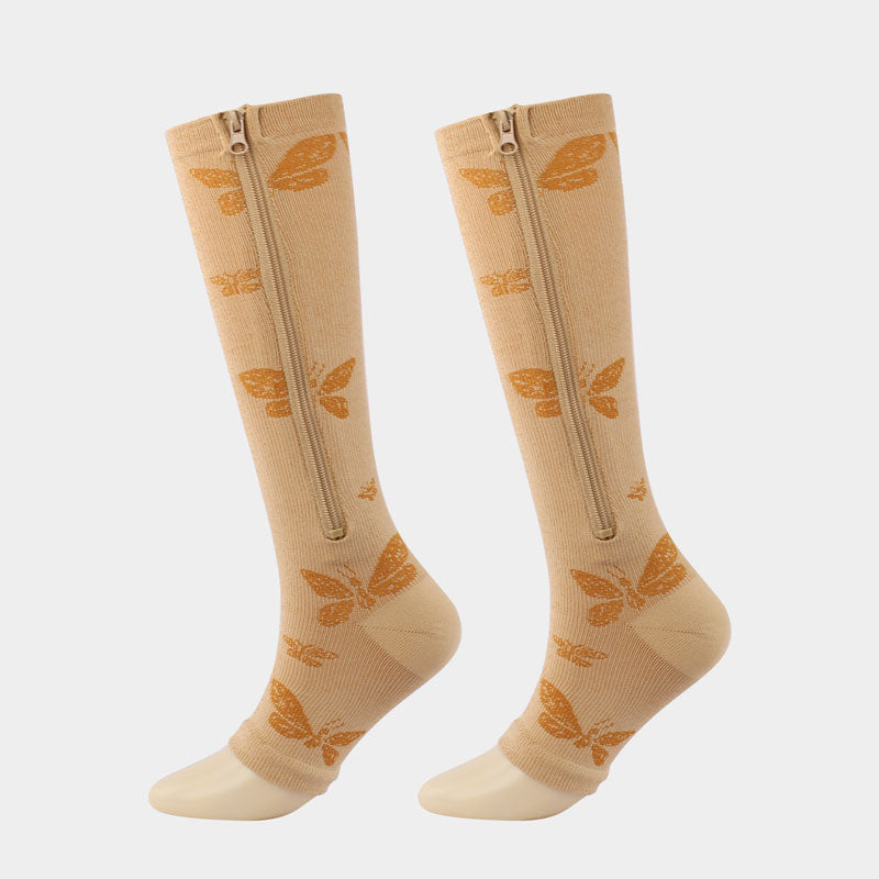 🏃‍♂️ Sports Zipper Socks – Comfort, Support & Easy On/Off
