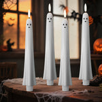 Load image into Gallery viewer, 🎃👻 Remote-controlled ghost light with 3D flickering wick 👻🎃
