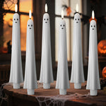 Load image into Gallery viewer, 🎃👻 Remote-controlled ghost light with 3D flickering wick 👻🎃
