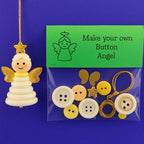 ☃️ DIY Button Snowman Ornament Kit