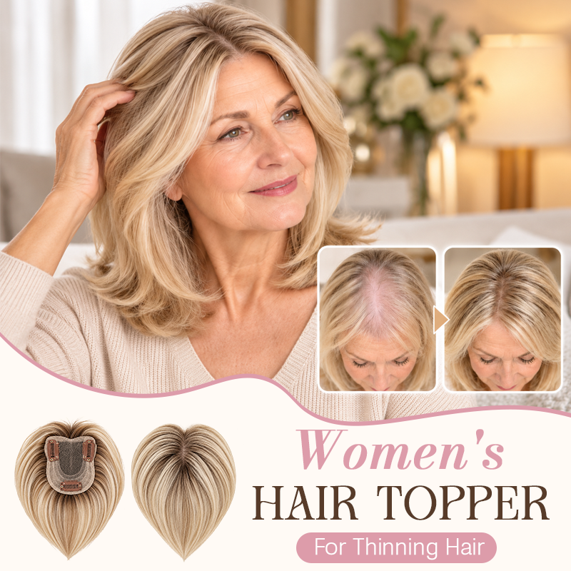 Natural-Looking Hair Topper for Women