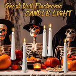Load image into Gallery viewer, 🎃👻 Remote-controlled ghost light with 3D flickering wick 👻🎃
