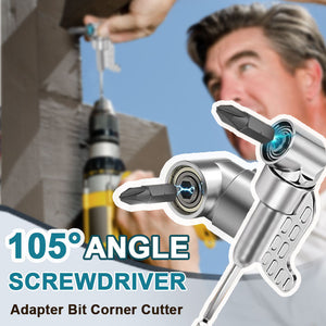 105° Angle Screwdriver Adapter Bit Corner Cutter