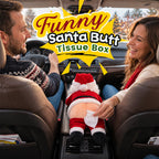 Funny Santa Butt Tissue Box Cover