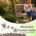 Robin Memorial Garden Stake – “Loved Ones Are Near”
