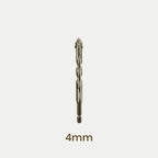 New four-edge serrated eccentric drill bit
