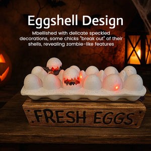 👻 Halloween Zombie Egg Tray