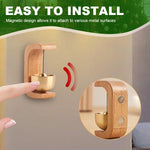 Load image into Gallery viewer, Wooden C-shaped Wind Chime
