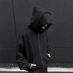 Double-Hood Zipper Hoodie