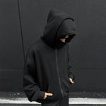Load image into Gallery viewer, Double-Hood Zipper Hoodie
