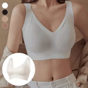 🎁Buy 1 get 3 packs🔥Ribbed Adjustable Wireless Bra for Women