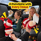 Funny Santa Butt Tissue Box Cover