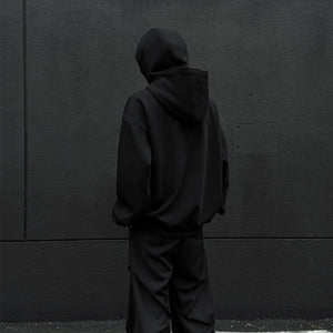Double-Hood Zipper Hoodie