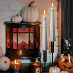 🎃👻 Remote-controlled ghost light with 3D flickering wick 👻🎃