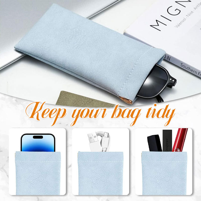 Portable Travel Eyeglass Pouch