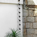 Load image into Gallery viewer, Where Rain Meets Art – Decorative Rain Chain with Bird Bath Design
