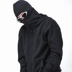 Double-Hood Zipper Hoodie