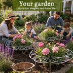 Decorative Garden Plant Support Ring