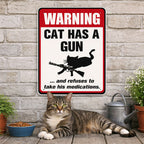 "Guard Dog" Humorous Warning Sign 🐶 — Give Your Neighbors Something to Talk About