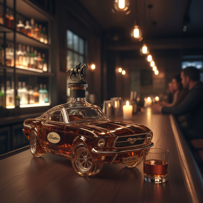 Bronco Whiskyflasche