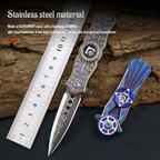 Finger spinner knife