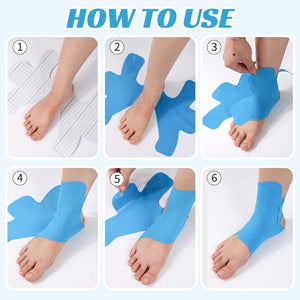 🦶 Ankle Kinesiology Tape
