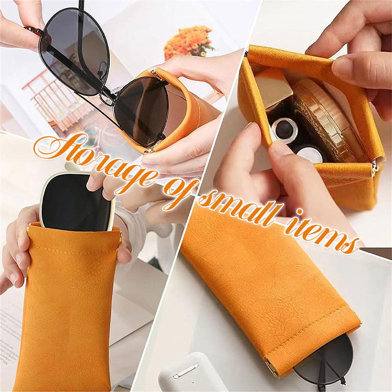 Portable Travel Eyeglass Pouch
