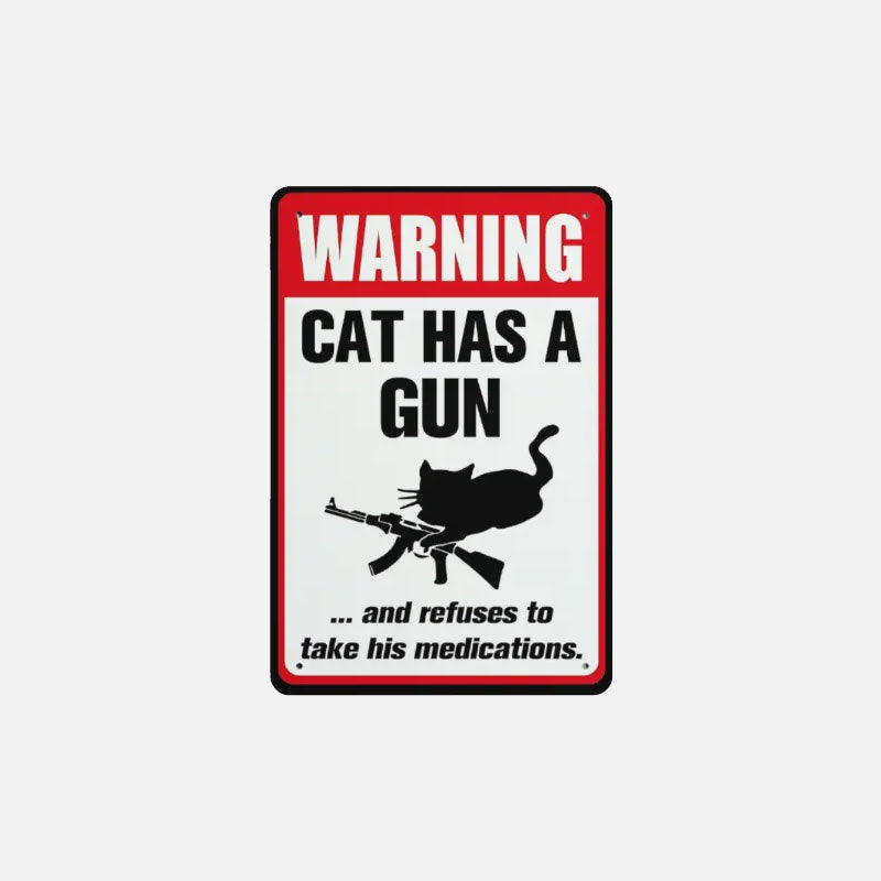 "Guard Dog" Humorous Warning Sign 🐶 — Give Your Neighbors Something to Talk About