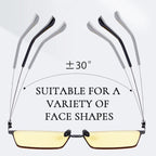 Square Sunglasses for Day and Night Use