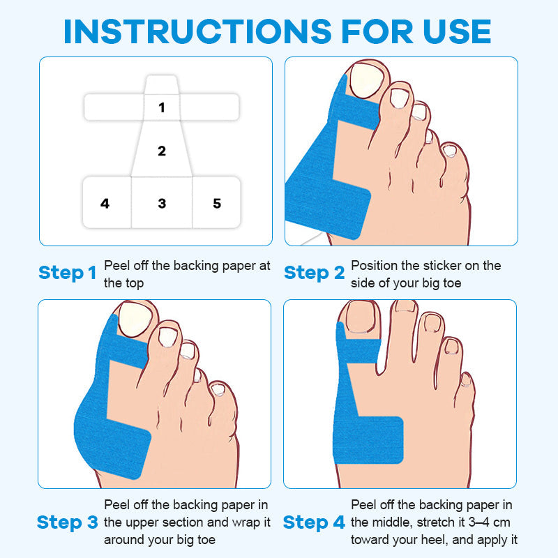 Pre-cut Bunion Corrector Kinesiology Tape