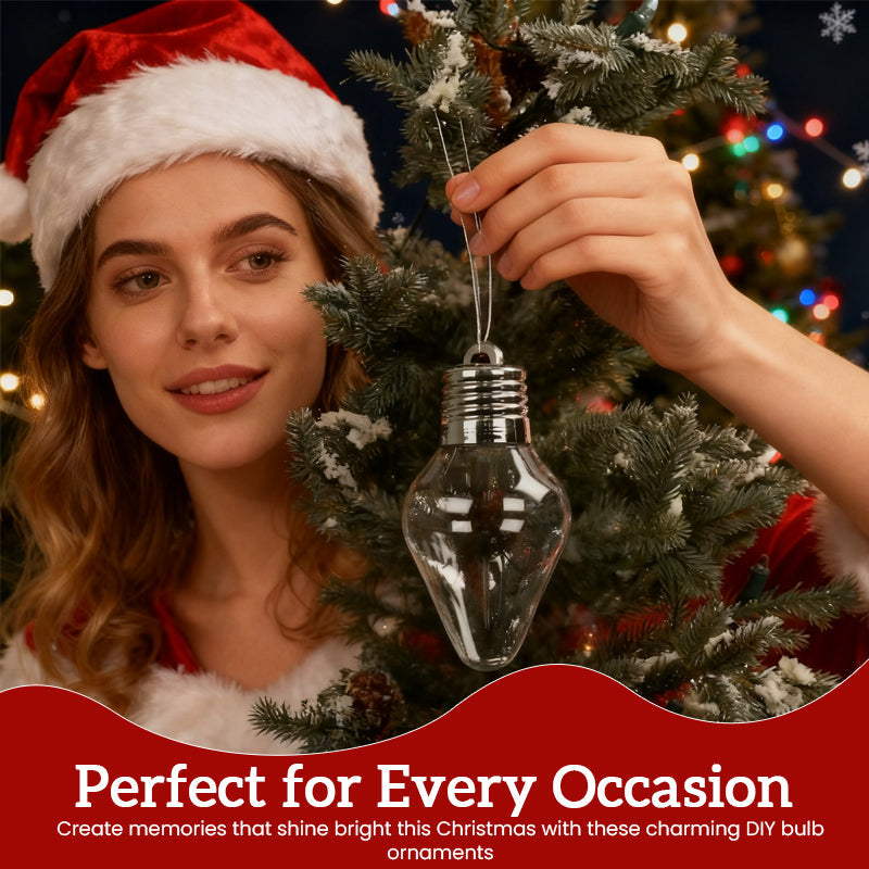 💡DIY Plastic Light Bulb Decorations