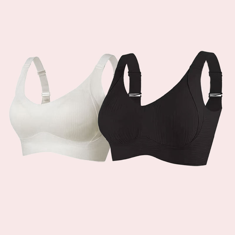 🎁Buy 1 get 3 packs🔥Ribbed Adjustable Wireless Bra for Women