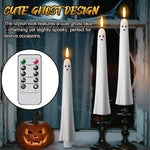 Load image into Gallery viewer, 🎃👻 Remote-controlled ghost light with 3D flickering wick 👻🎃
