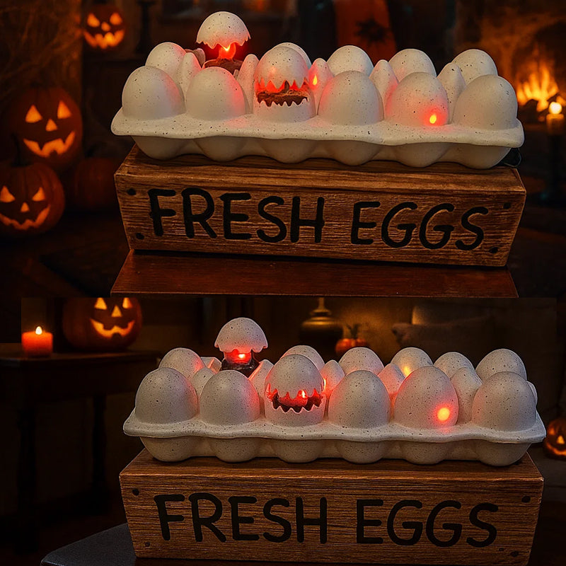 👻 Halloween Zombie Egg Tray