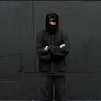Double-Hood Zipper Hoodie