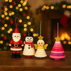 ☃️ DIY Button Snowman Ornament Kit