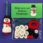 Load image into Gallery viewer, ☃️ DIY Button Snowman Ornament Kit
