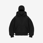 Double-Hood Zipper Hoodie