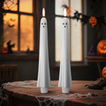 Load image into Gallery viewer, 🎃👻 Remote-controlled ghost light with 3D flickering wick 👻🎃
