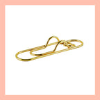 Multifunctional Metal Heart Pen Clip