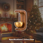 Load image into Gallery viewer, Wooden C-shaped Wind Chime
