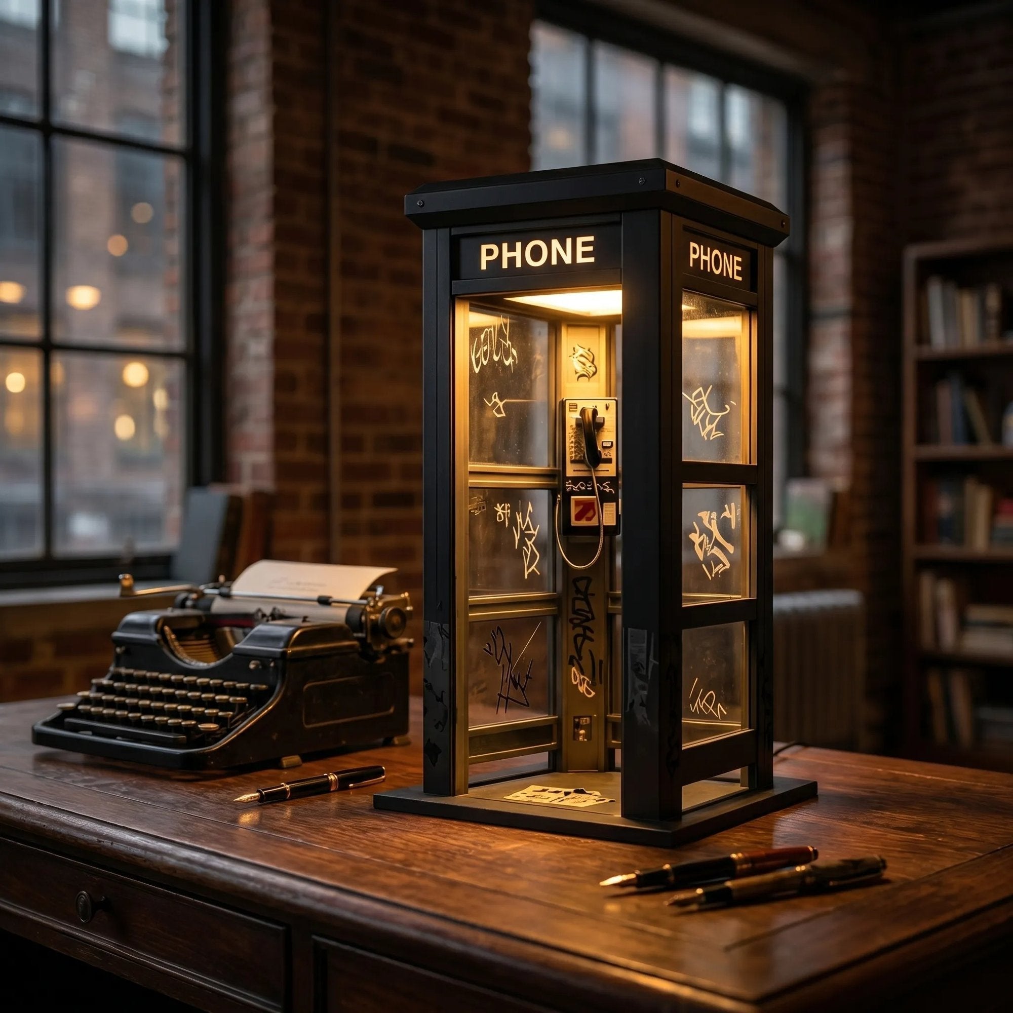 📞50% OFF NOW✨Vintage Phone Booth Ambient Lamp