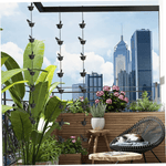 Load image into Gallery viewer, Where Rain Meets Art – Decorative Rain Chain with Bird Bath Design
