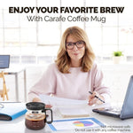 Load image into Gallery viewer, 💕49% OFF💖☕ 16 Oz Glass Coffee Mug – Coffee Pot Style
