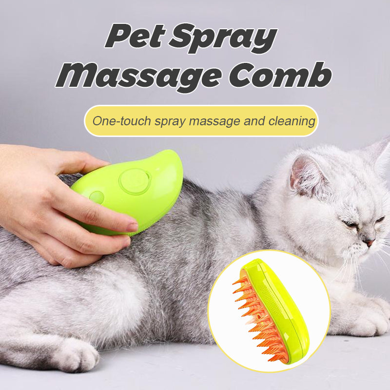 ✨50% off for a limited time at Christmas🎅 Newest Multi-Functional Pet Spray Massage Brush