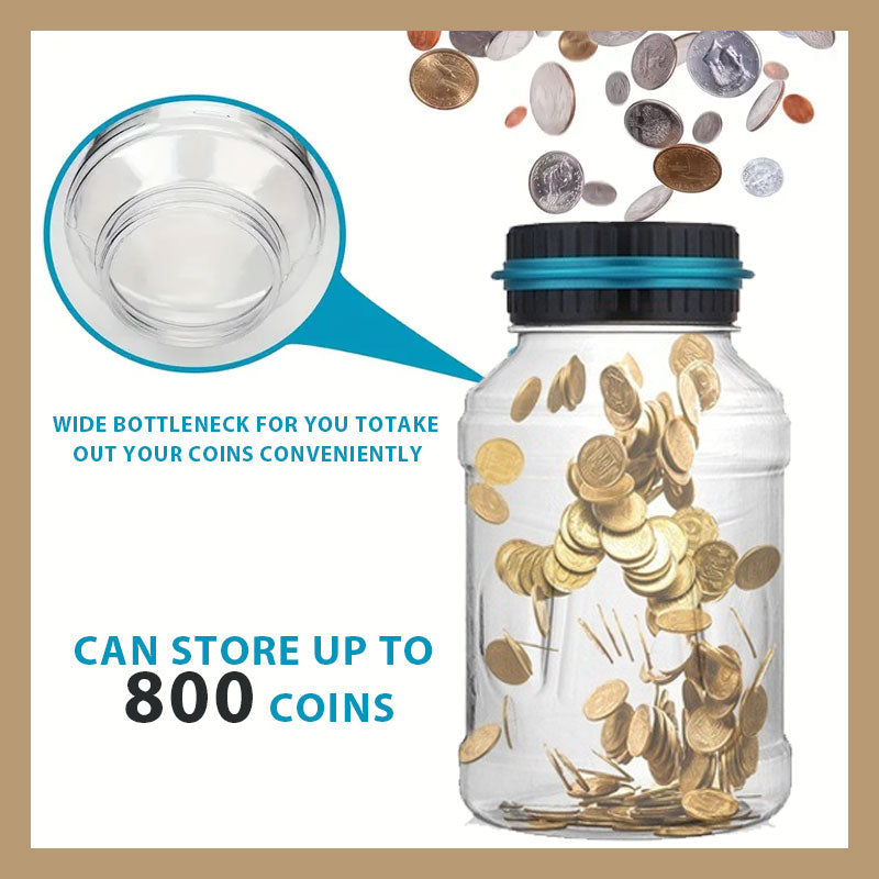 Electronic Counting Piggy Bank